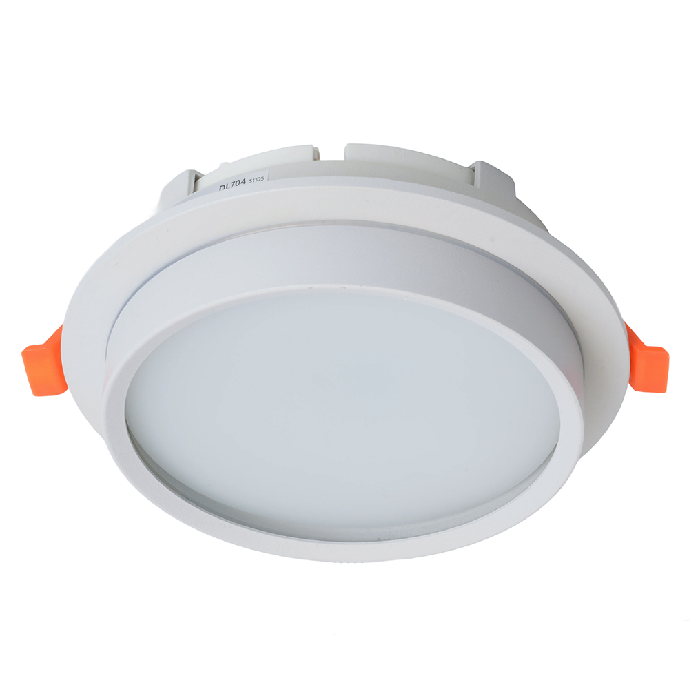 Светильник встраиваемый Feron DL704 потолочный GX70 белый круг IP44 ...