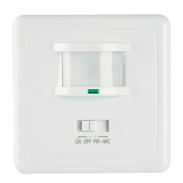 Датчик движения и освещенности 1200W 12m 140° белый, SEN1A/LX2000