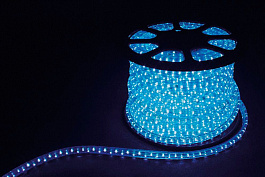 Дюралайт светодиодный Feron LED-R2W 2-х жильный , синий 1,44Вт/м 36LED/м 100м 220V 