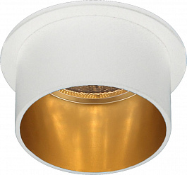 Светильник встраиваемый Feron DL6005 потолочный MR16 G5.3 белый, золото