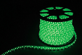 Дюралайт светодиодный Feron LED-F3W 3-х жильный , зеленый 2,88Вт/м 72LED/м 50м 220V 