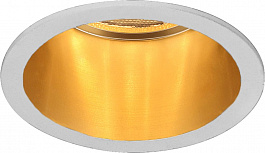 Светильник встраиваемый Feron DL6003 потолочный MR16 G5.3 белый, золото