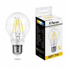 Лампа светодиодная Feron LB-57 Шар E27 7W 175-265V 2700K