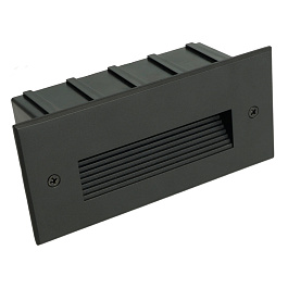 Светодиодный светильник Feron LN012 встраиваемый 5W 4000K, IP65, черный