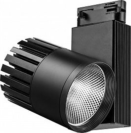 Светодиодный светильник Feron AL105 трековый на шинопровод 30W 4000K, 35 градусов, черный,  3-х фазный серия MarketBright